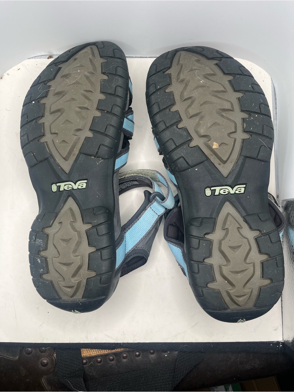 Teva Tirra Women's Sandals Size 7 Blue Gray Strappy Hiking Water Sport 4266 - Picture 6 of 8